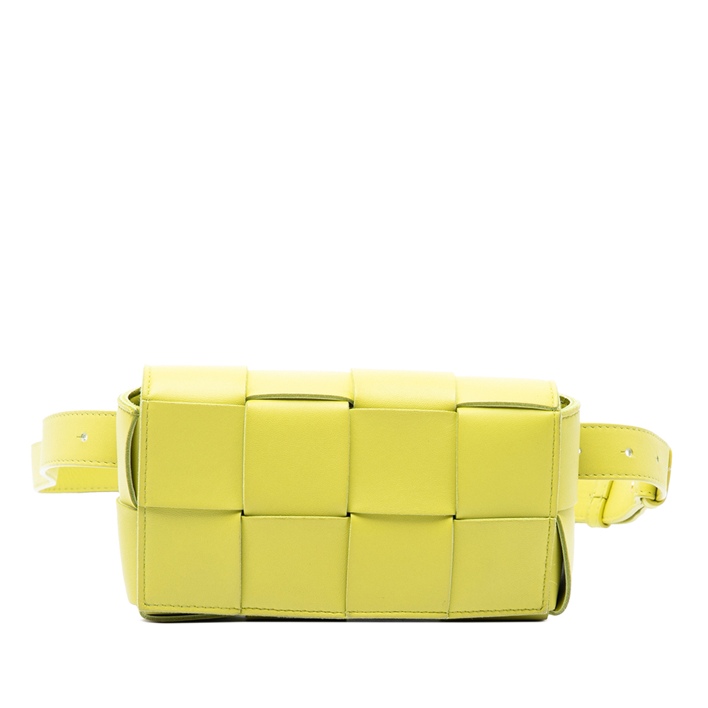 Pre-Loved Bottega Veneta Mini Nappa Intrecciato Cassette Belt Bag